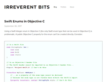 Tablet Screenshot of irreverentbits.com